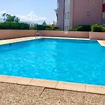 T2 - Les Pieds Dans Le Sables En Toutes Saisons 5 Couchages - Climatisation - Parking Privee - Piscine - Situation Optimum Et Rare - Amoureva - Richelieu- Cap D'agde Apartment Agde