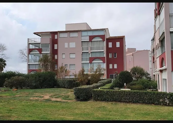 Διαμέρισμα T2 - Les Pieds Dans Le Sables En Toutes Saisons 5 Couchages - Climatisation - Parking Privee - Piscine - Situation Optimum Et Rare - Amoureva - Richelieu- Cap D'agde