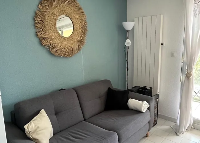 Διαμέρισμα T2 - Les Pieds Dans Le Sables En Toutes Saisons 5 Couchages - Climatisation - Parking Privee - Piscine - Situation Optimum Et Rare - Amoureva - Richelieu- Cap D'agde *